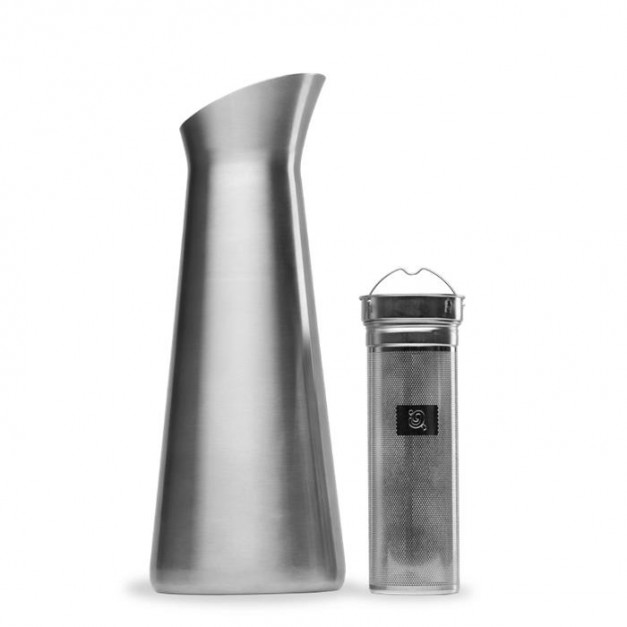 Bouteille Isotherme Inox Noir 1L QWETCH - Culinarion