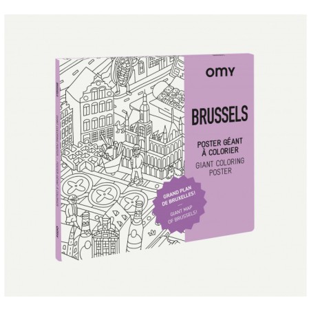 Omy - Poster géant Brussels