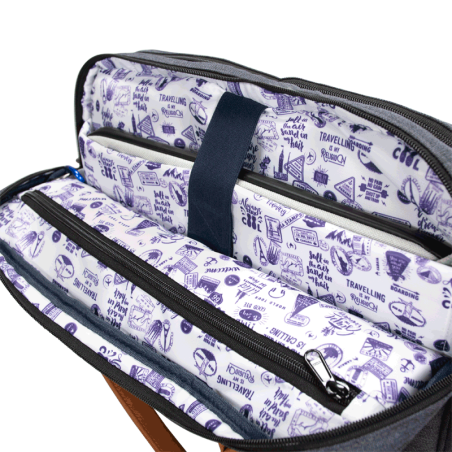 Sac Messenger Cabaïa - Étanche, Rembourré & Pratique - Compatible Ordinateur