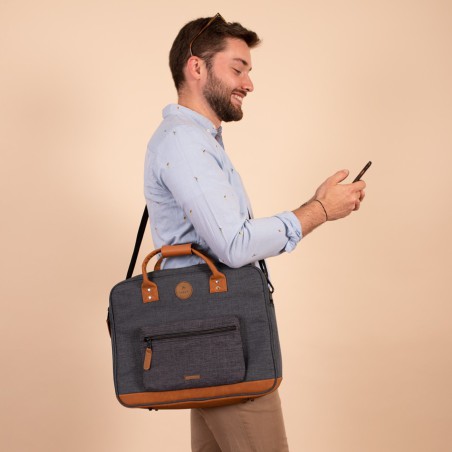 Sac Messenger Cabaïa - Étanche, Rembourré & Pratique - Compatible Ordinateur