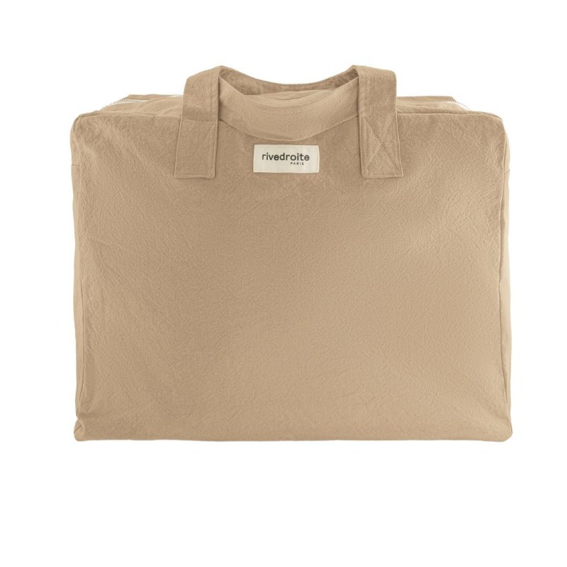 Elzévir – Grand sac week-end 48h en coton recyclé – Rive Droite