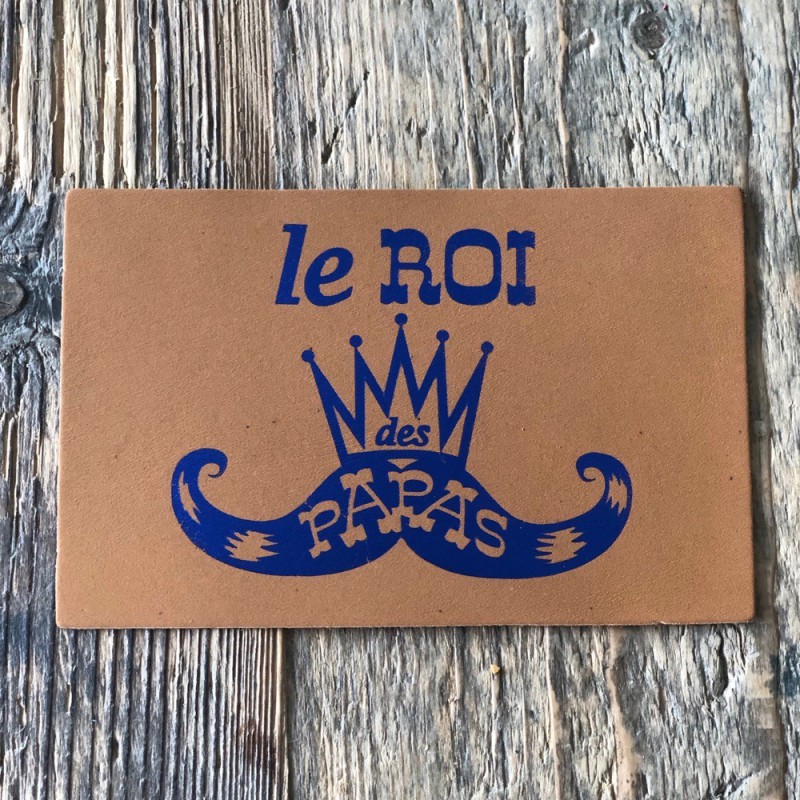 Carte postale "le roi des papas"