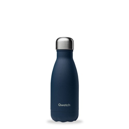 Gourde isotherme Granite Bleu Nuit 260 ml - Qwetch