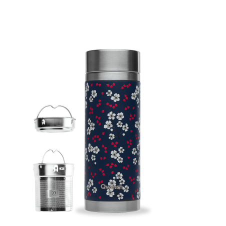 Théière isotherme Hanami bleu 400 ml - Qwetch, zéro déchet
