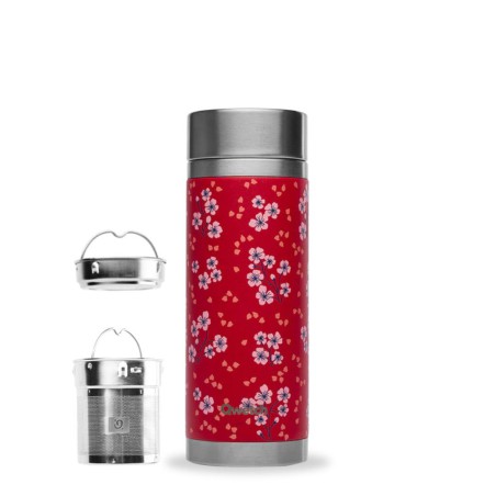 Théière isotherme 400 ml Hanami rouge - Qwetch