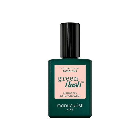 Vernis Semi-Permanent GREEN Flash Pastel Pink - 12 Free Manucurist