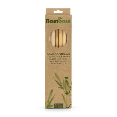 Bambaw - Set de 6 pailles en bambou