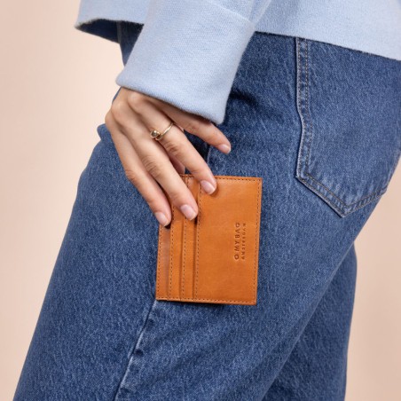 Mark’s Maxi O My Bag – Porte-cartes cuir éthique ultra fin