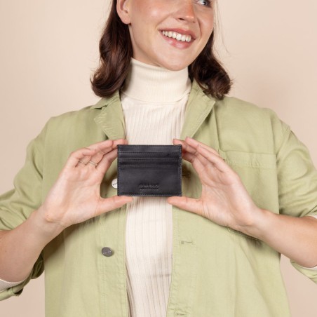 Mark’s Maxi O My Bag – Porte-cartes cuir éthique ultra fin