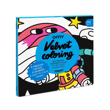 Omy - Coloriage velours - Cosmos