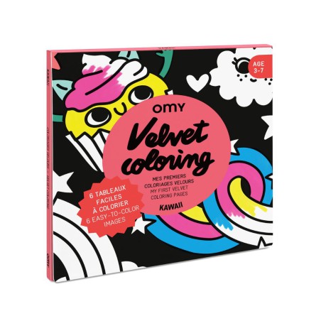 Omy - Coloriage velours - Kawaii