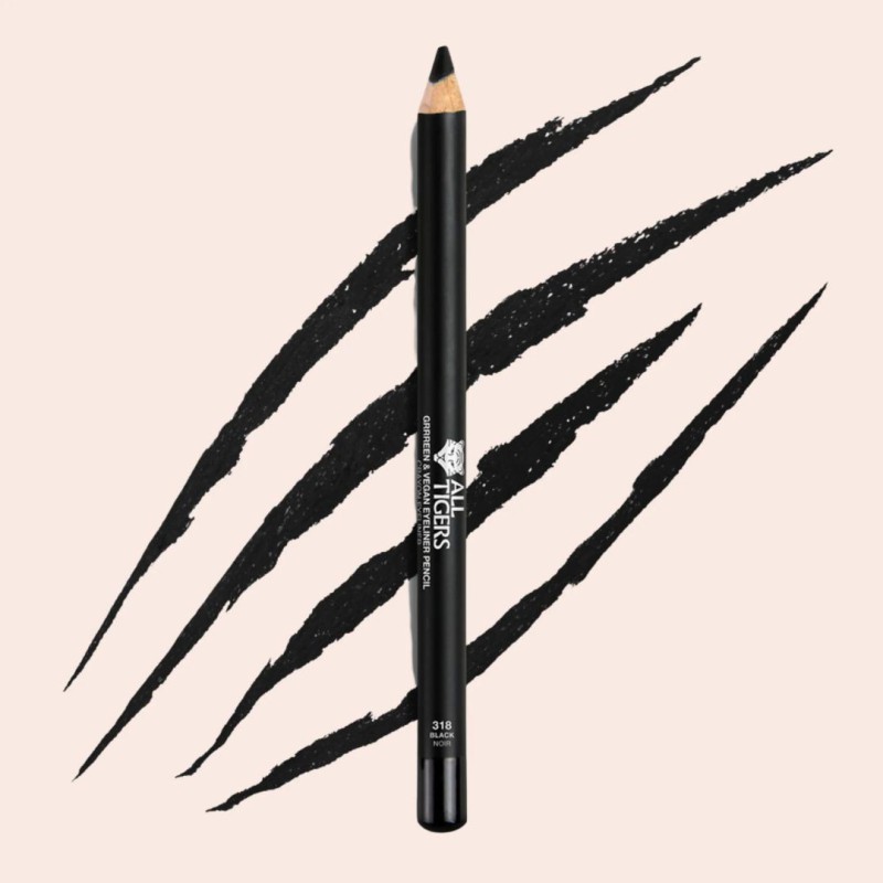 Crayon Eyeliner Noir Intense – Regard Définie et Mat | All Tigers