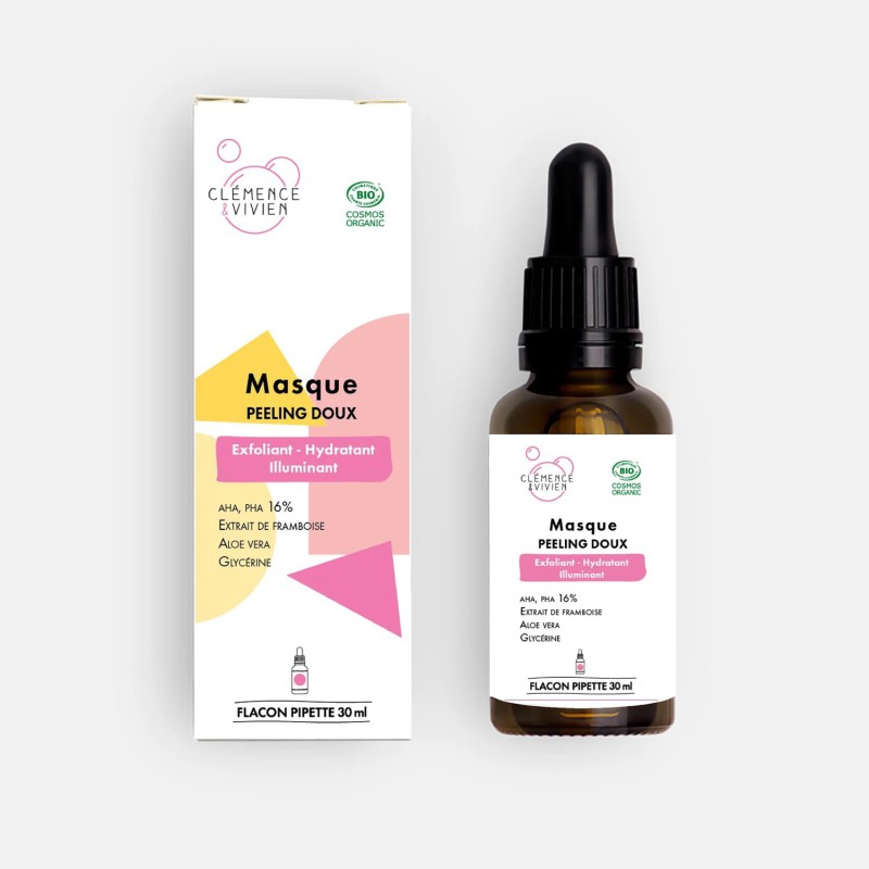 Masque Peeling Doux – Clémence & Vivien | Exfolie et Illumine