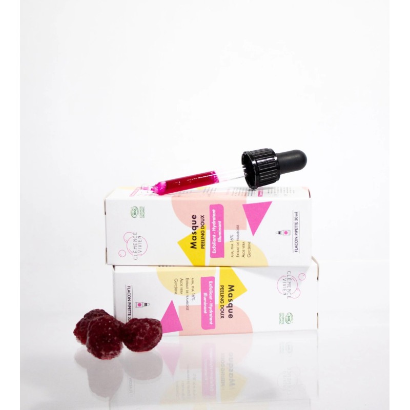 Masque Peeling Doux – Clémence & Vivien | Exfolie et Illumine