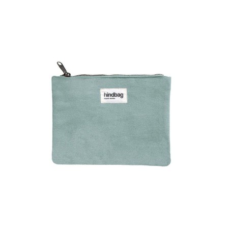 Petite pochette zippée en coton bio GOTS – Idéale pour accessoires