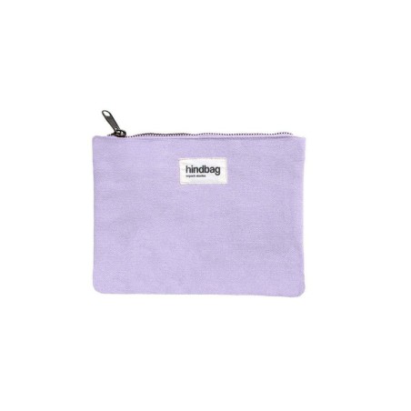Petite pochette zippée en coton bio GOTS – Idéale pour accessoires