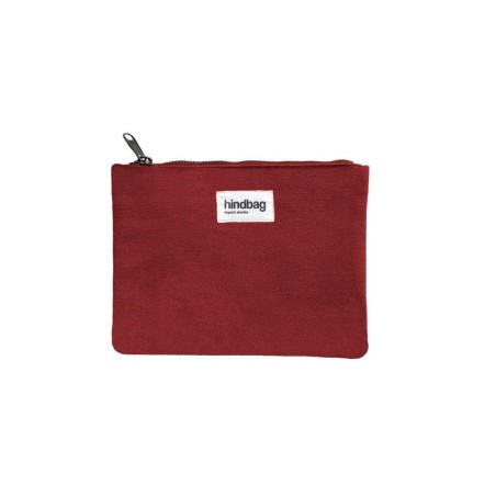 Petite pochette zippée en coton bio GOTS – Idéale pour accessoires