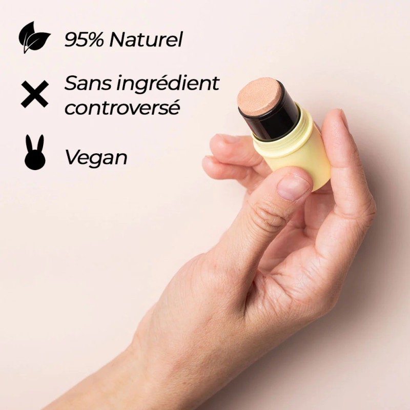 Highlighter Pomponne – Stick Nomade Naturel & Lumineux
