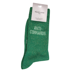 Chaussettes pailletées façon sport – Félicie Aussi | Taille 36–40 | Fabriquées en France