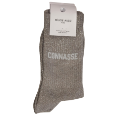Chaussettes pailletées façon sport – Félicie Aussi | Taille 36–40 | Fabriquées en France