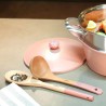 Cookut - Louche et Cuillère en Bois Rose Guimauve