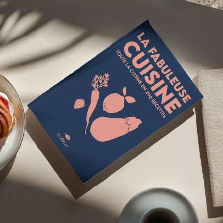 Cookut - Livre 200 Recettes pour La Fabuleuse Poêle 8 en 1