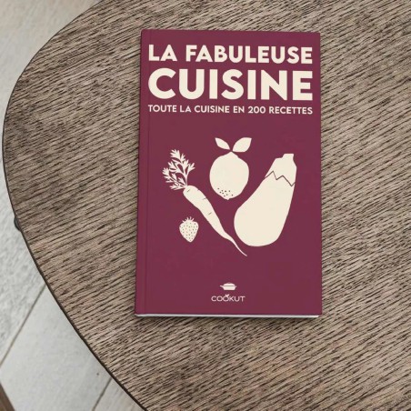 Cookut - Livre 200 Recettes pour La Fabuleuse Poêle 8 en 1