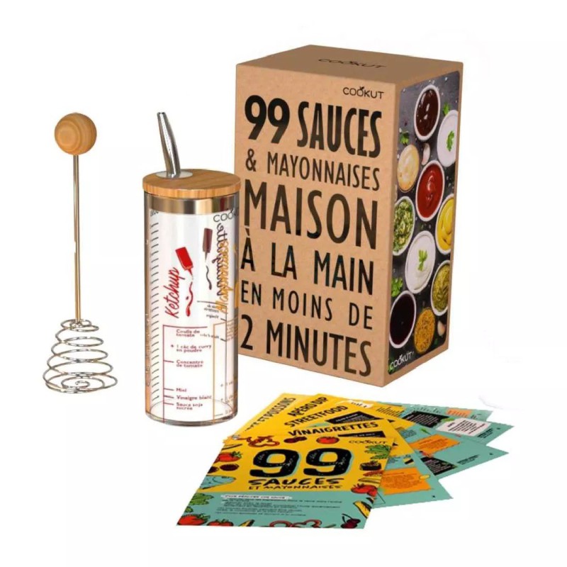 Shaker 99 sauces maison Cookut – DIY vinaigrettes & dips