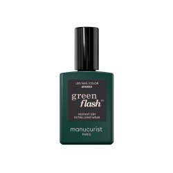 Vernis semi-permanent Green Flash Manucurist – Brillance & formule clean