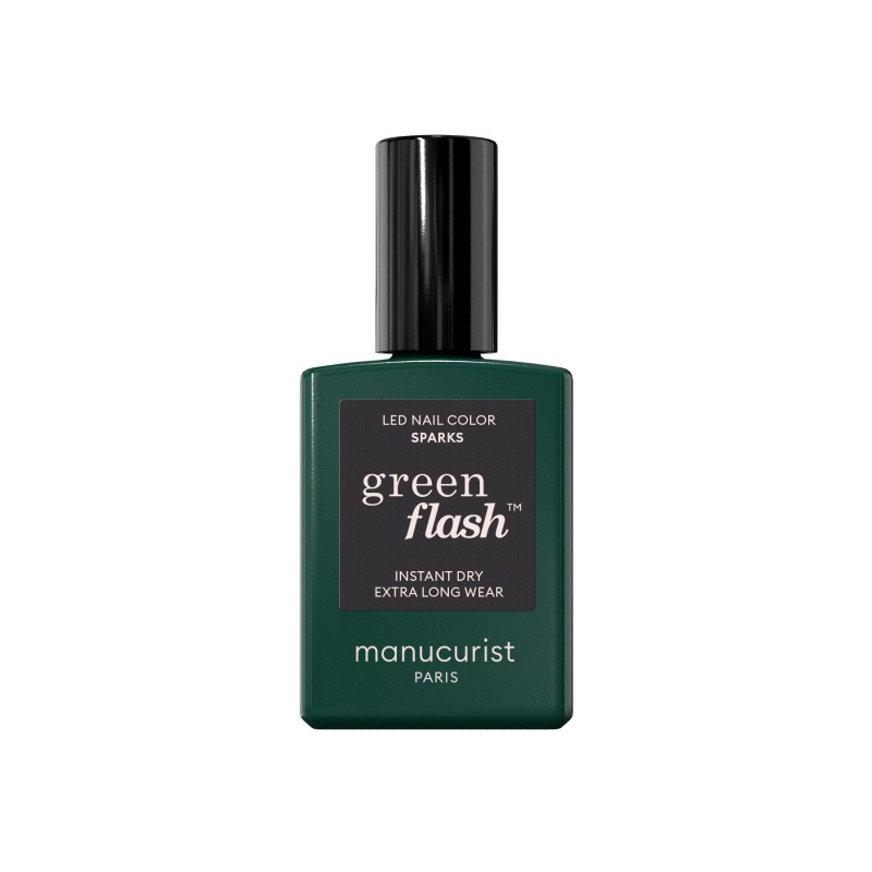 Vernis semi-permanent Green Flash Manucurist – Brillance & formule clean