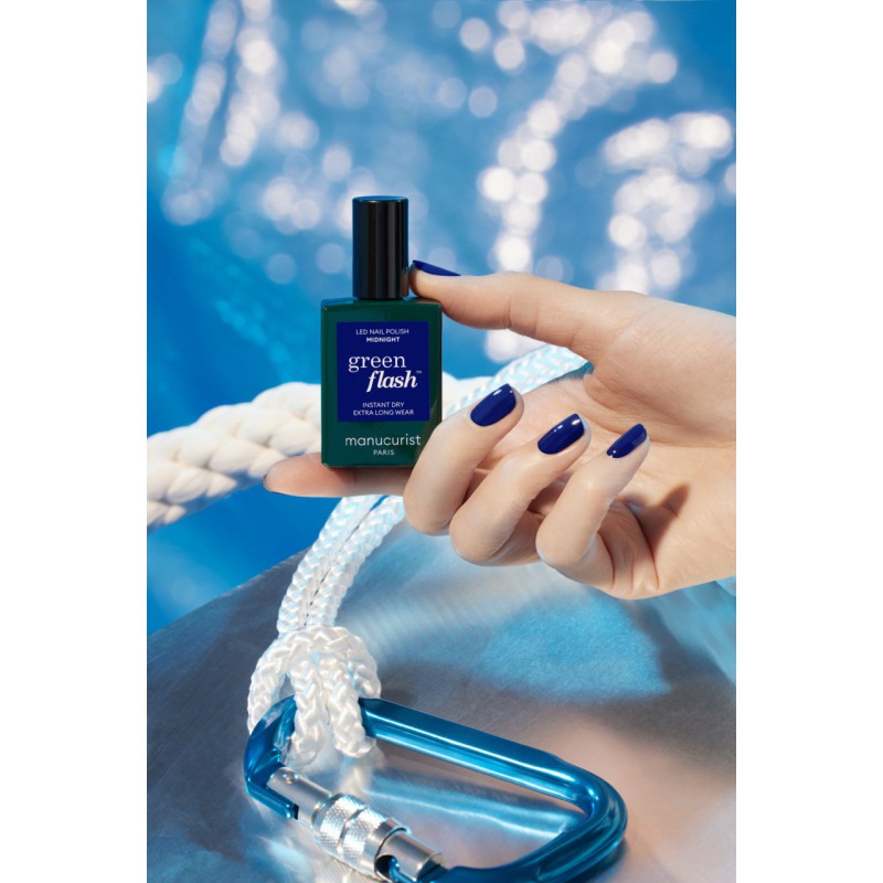 Vernis semi-permanent Green Flash Manucurist – Brillance & formule clean
