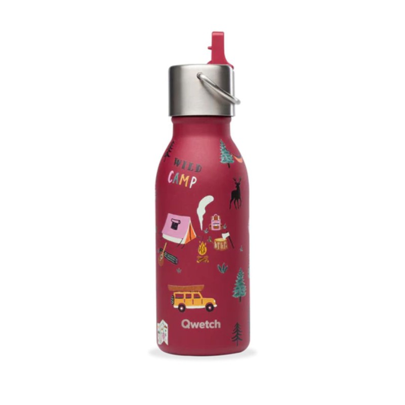 Gourde enfant isotherme Qwetch 350 ml – Fun & responsable