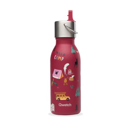 Gourde enfant isotherme Qwetch 350 ml – Fun & responsable