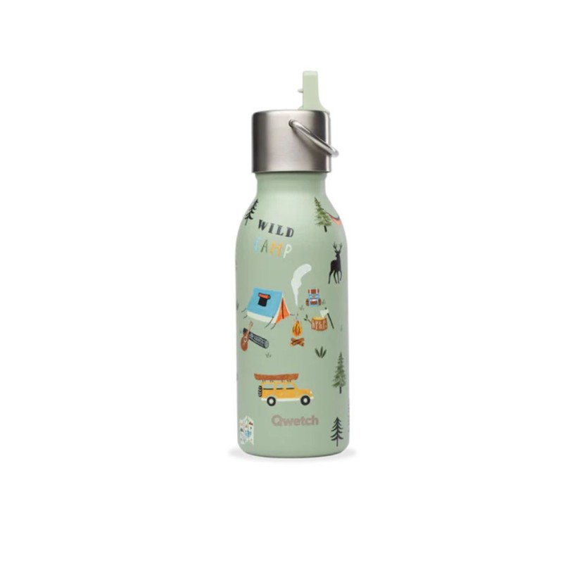 Gourde enfant isotherme Qwetch 350 ml – Fun & responsable
