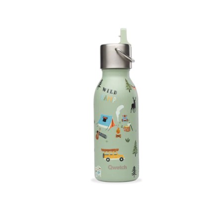 Gourde enfant isotherme Qwetch 350 ml – Fun & responsable