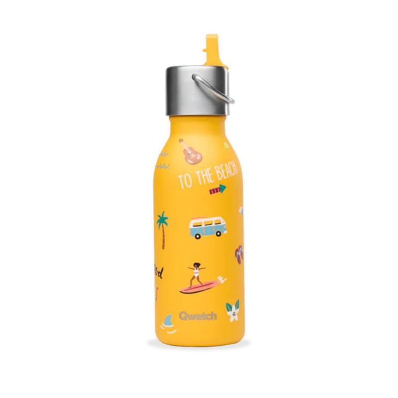 Gourde enfant isotherme Qwetch 350 ml – Fun & responsable
