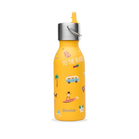 Gourde enfant isotherme Qwetch 350 ml – Fun & responsable