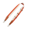 *O My Bag -  Striped Webbing Strap - Copper & White / Cognac Classic Leather