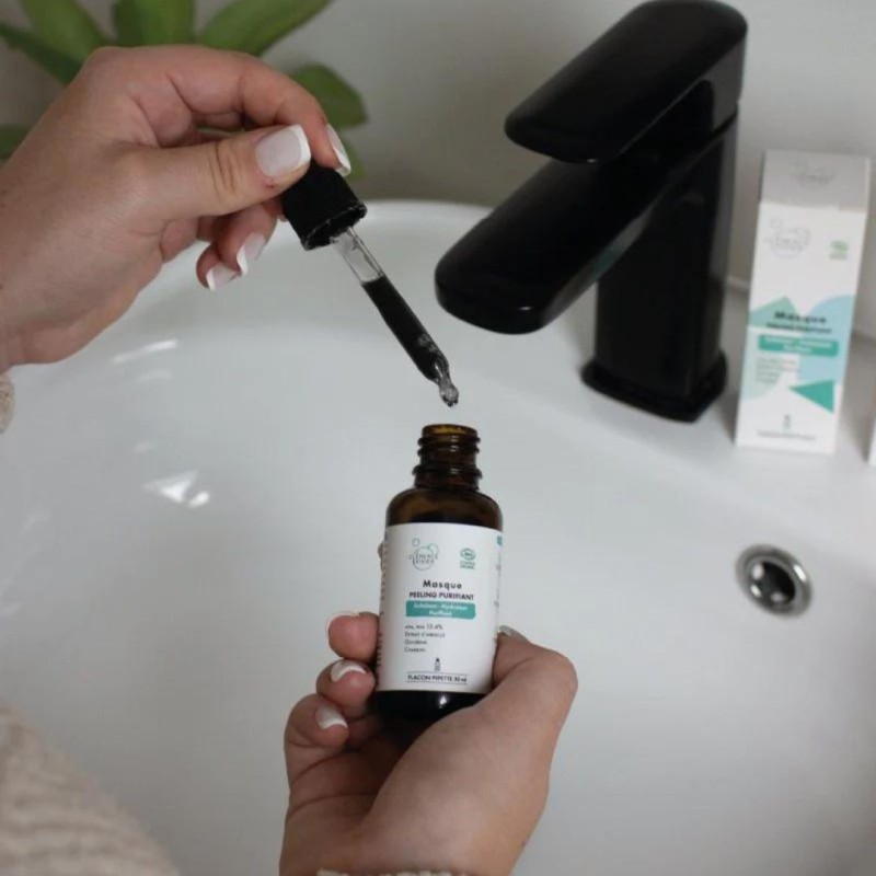 Masque Peeling Purifiant - Exfolie et Purifie les Peaux Mixtes