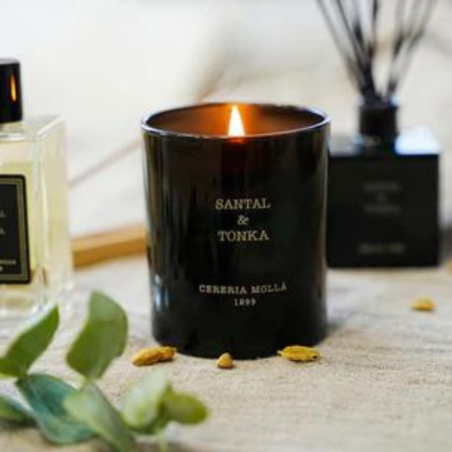 Cereria Molla - Bougie cire de soja Santal Tonka - 230 g