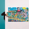 Omy - Poster et Stickers - Dinos - cherche & trouve