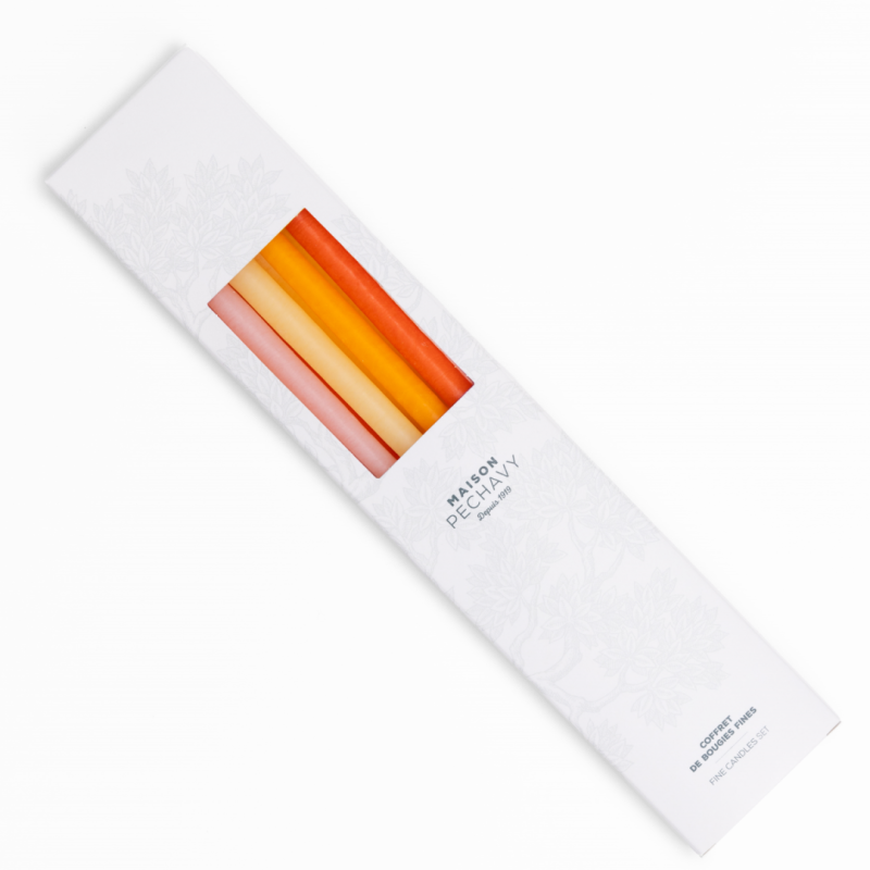 Coffret de 10 bougies fines Pep\'s - Maison Péchavy