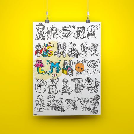 Omy - Poster géant ABC