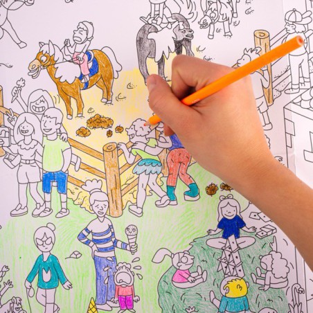 Omy - Poster géant Pony club