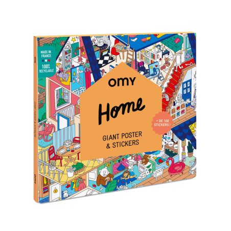 Omy - Poster et Stickers - Home - cherche & trouve