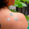 Pochoir Cosmique Si Si La Paillette - Tatouages Pailletés Etoiles et Lune