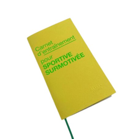 Carnet d'entraînement pour sportive surmotivée - Atypyk