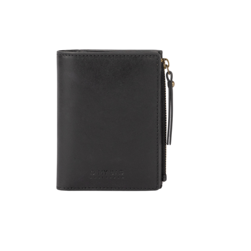 Jamie Noir - Portefeuille en cuir rectangle - O My Bag