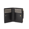 Jamie Noir - Portefeuille en cuir rectangle - O My Bag