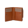 Jamie Cognac - Portefeuille en cuir rectangle - O My Bag
